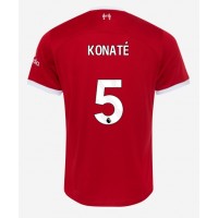 Liverpool Ibrahima Konate #5 Hjemmebanetrøje 2023-24 Kortærmet